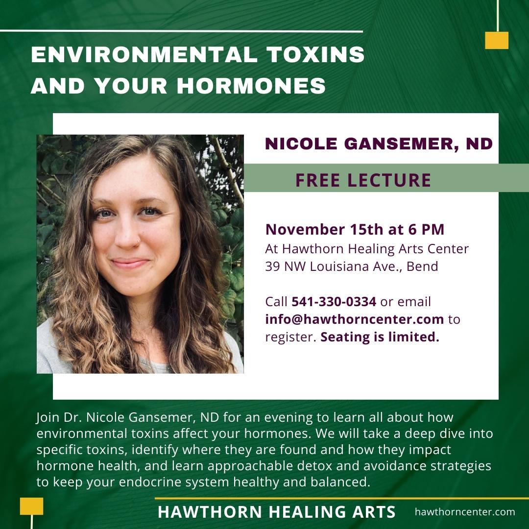 Environmental toxins and your hormones