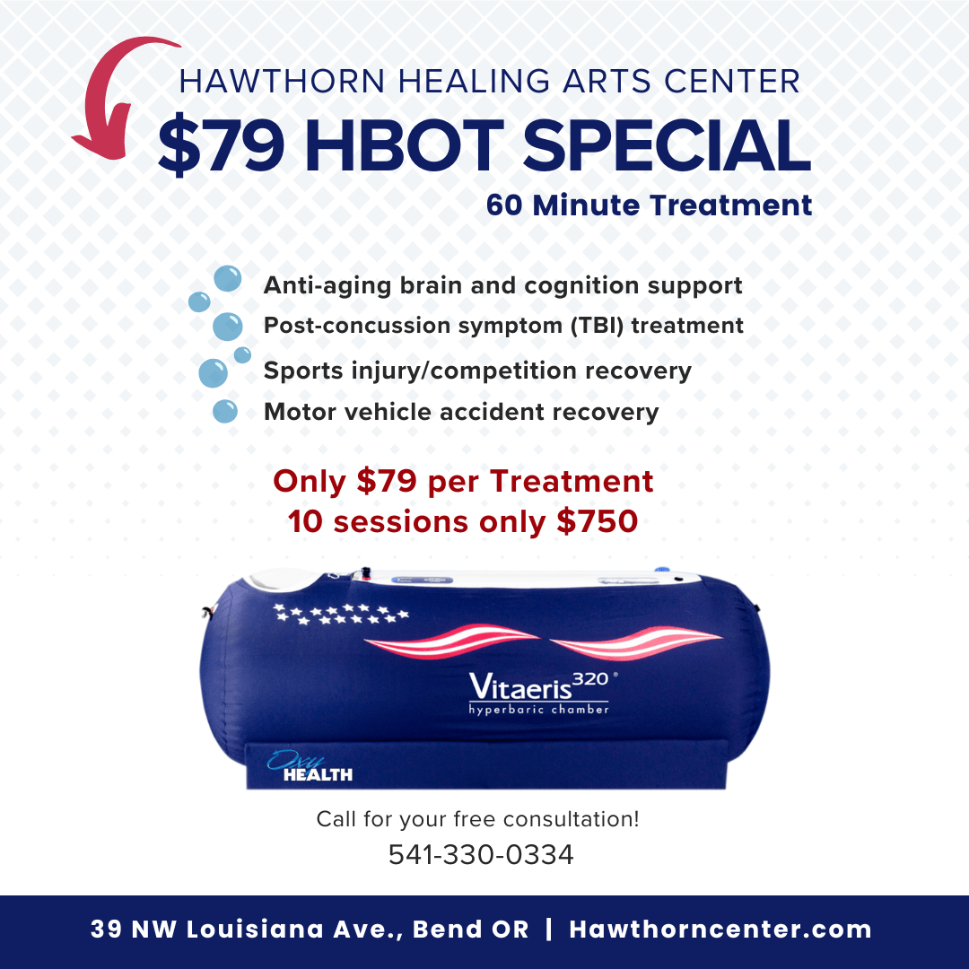 2025 HBOT SPECIAL $79 for 60 min HBOT session in our Vitaeris 320 chamber. $750 for a package of initial (10) hour long treatment sessions Limited time only. Sign up for a FREE 15 min initial phone consult with Dr Phillips to determine if this therapy is right for you,