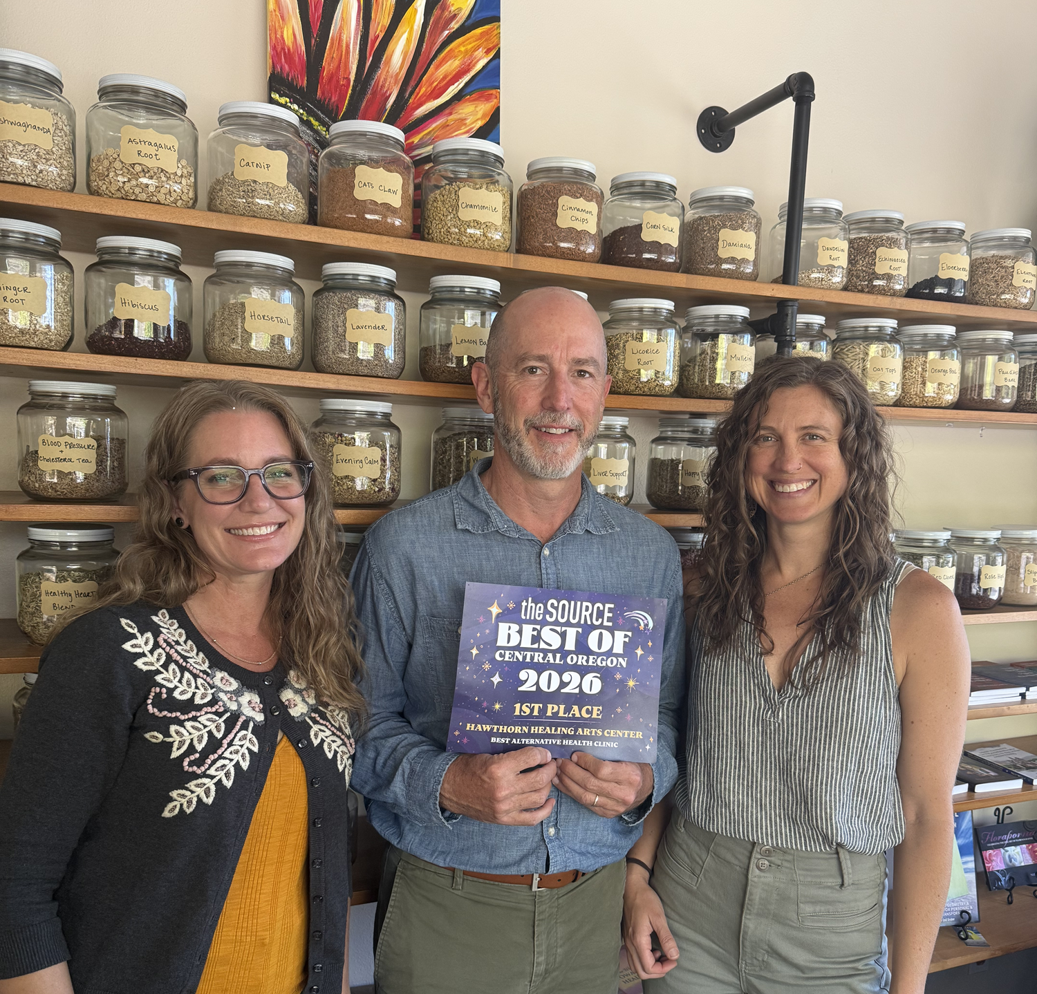 Thank you, Bend! We’re proud to be your Best Alternative Health Clinic. 2 We’re honored to share that Hawthorn Healing Arts Center has once again been voted Best Alternative Health Clinic in Central Oregon in the Bend Source Weekly’s Best of Central Oregon poll.