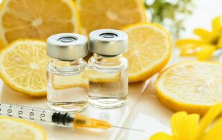 Commonly B vitamins, vitamin C, calcium, potassium, magnesium, zinc are all used in varying dosages, and in certain situations other nutritional compounds can be delivered by IV route.