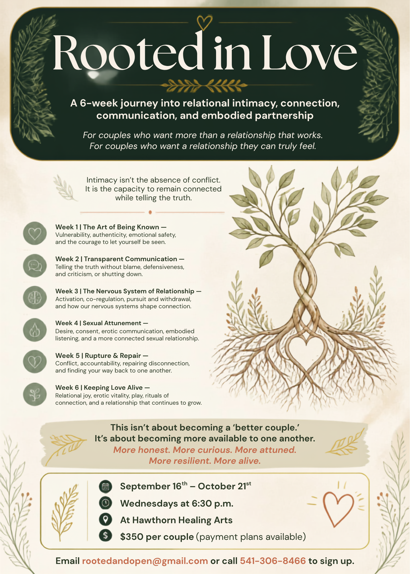 Workshop Invitation Rooted in Love